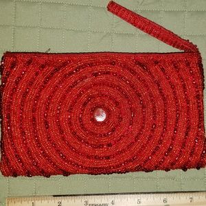 Beaded purse, evening bag.
